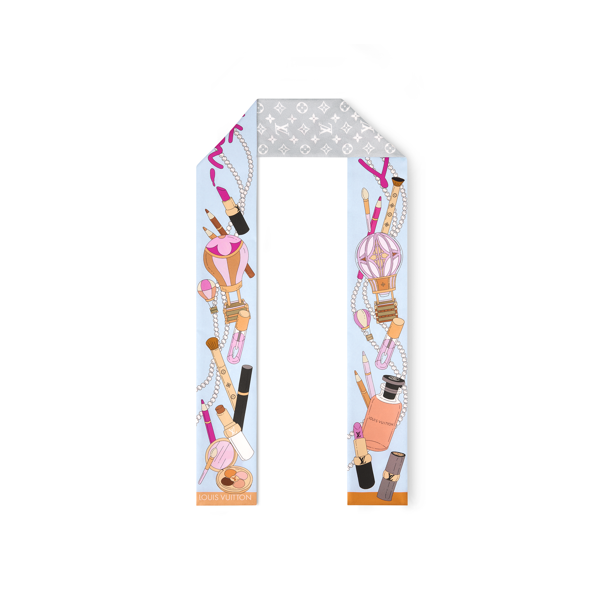 ウィメンズ シルクスカーフ&バンドー - グレー｜ルイ・ヴィトン 公式サイト